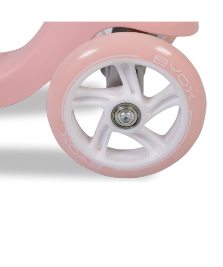 Тротинетка Tristar 3в1 розов-пастел