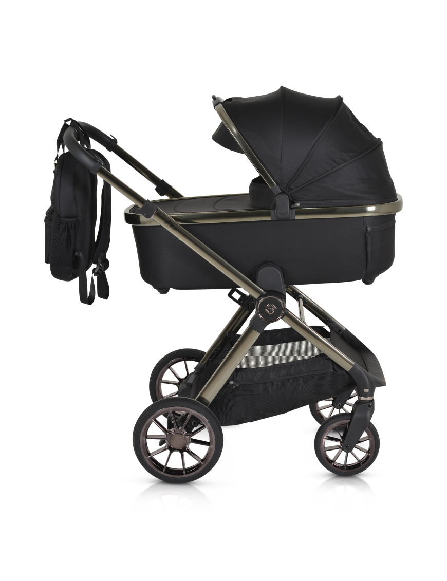 Комбинирана детска количка 2в1 iClick черен