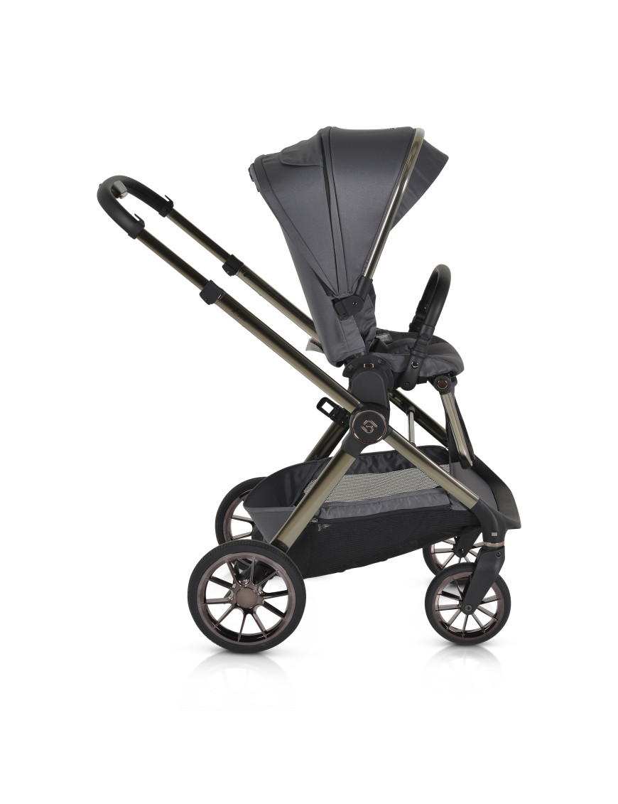 Комбинирана детска количка 2в1 iClick сив