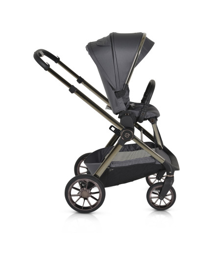 Комбинирана детска количка 2в1 iClick сив