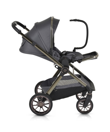 Комбинирана детска количка 2в1 iClick сив