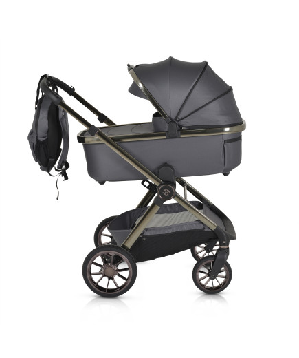 Комбинирана детска количка 2в1 iClick сив