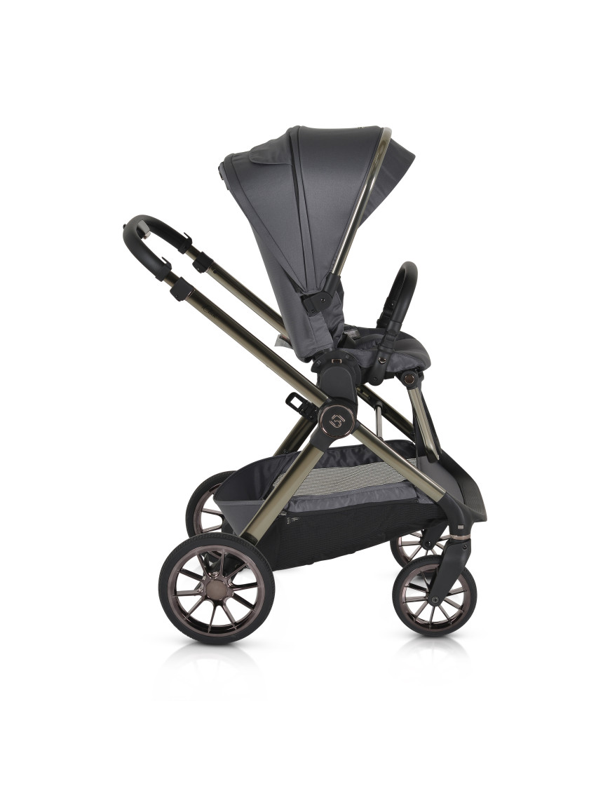 Комбинирана детска количка 2в1 iClick сив