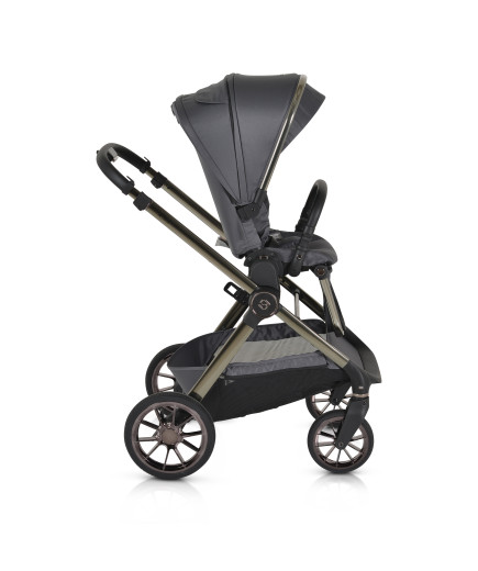 Комбинирана детска количка 2в1 iClick сив