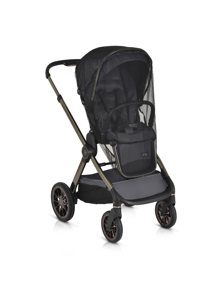 Комбинирана детска количка 2в1 iClick сив