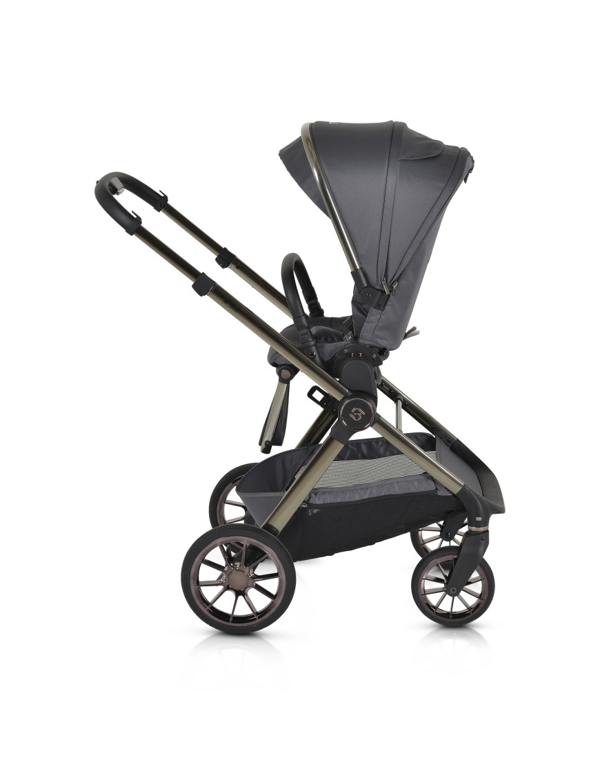 Комбинирана детска количка 2в1 iClick сив