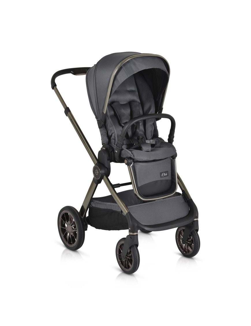 Комбинирана детска количка 2в1 iClick сив