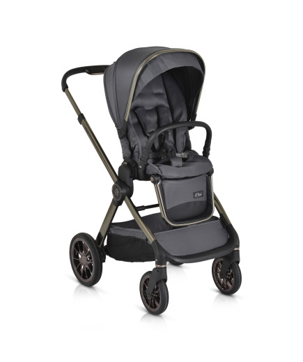 Комбинирана детска количка 2в1 iClick сив