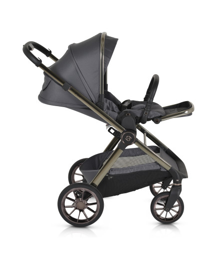 Комбинирана детска количка 2в1 iClick сив