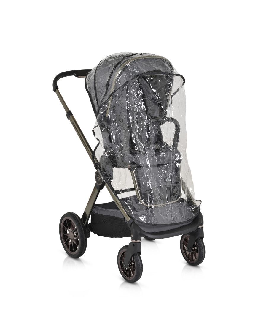 Комбинирана детска количка 2в1 iClick сив