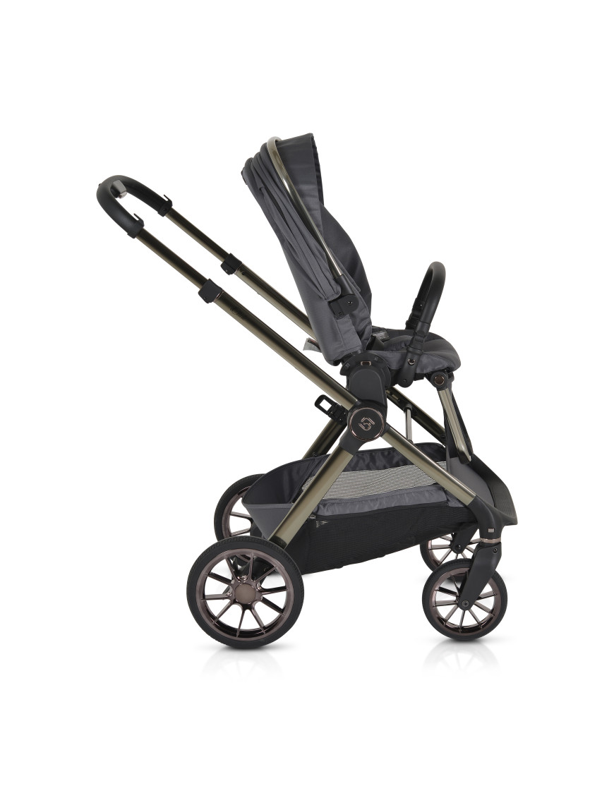 Комбинирана детска количка 2в1 iClick сив