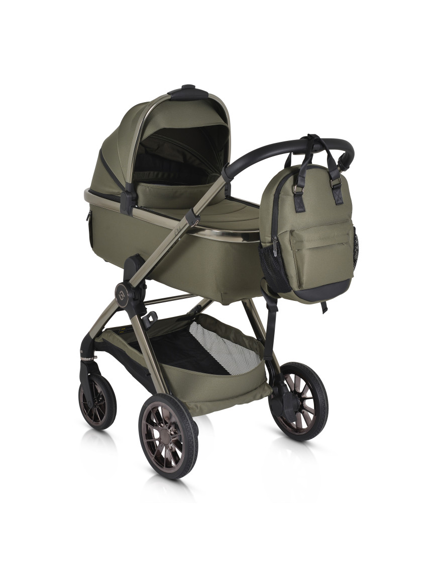 Комбинирана детска количка 2в1 iClick зелен