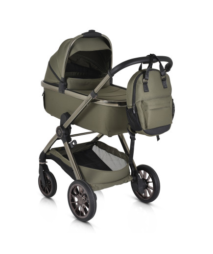 Комбинирана детска количка 2в1 iClick зелен