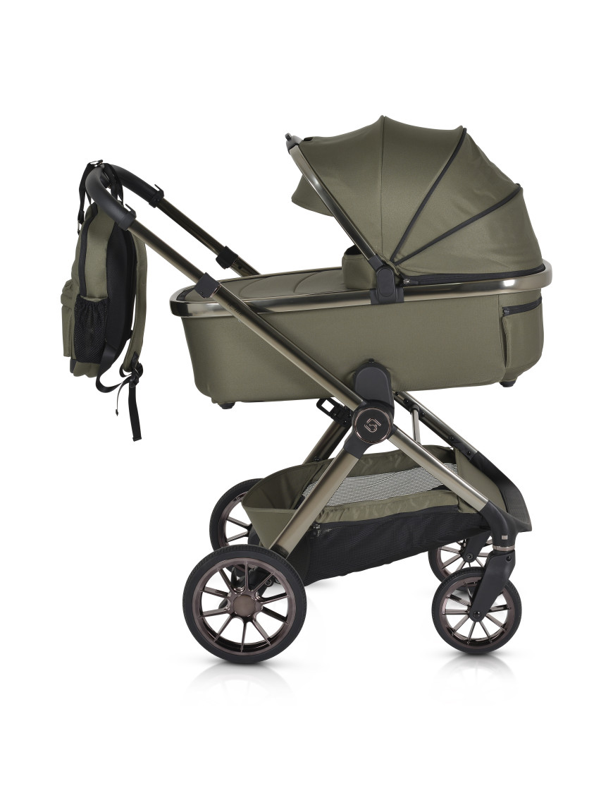 Комбинирана детска количка 2в1 iClick зелен