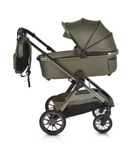 Комбинирана детска количка 2в1 iClick зелен