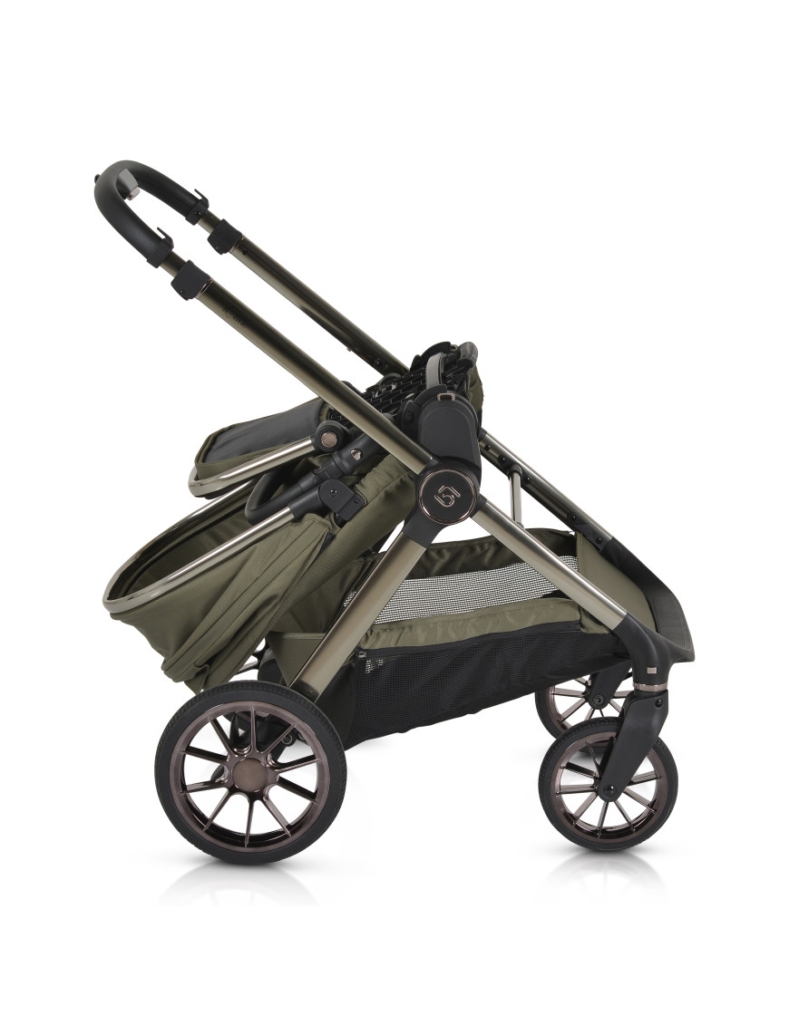 Комбинирана детска количка 2в1 iClick зелен