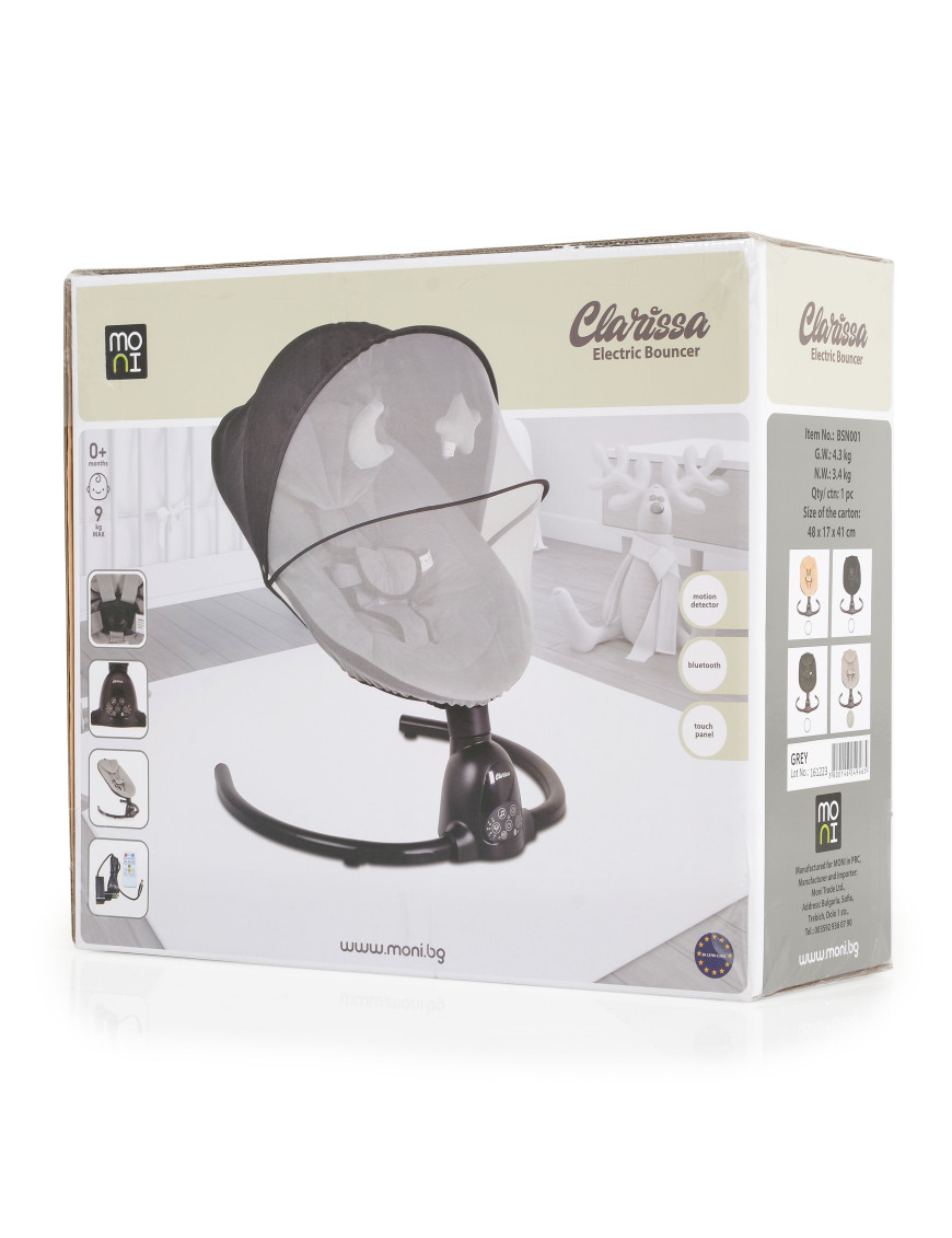 Електрическа люлка Clarissa син