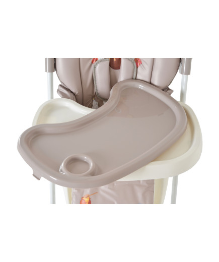 Детски Стол за хранене Hunny мече бежов