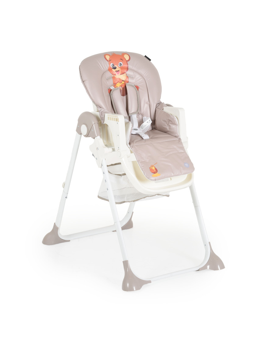 Детски Стол за хранене Hunny мече бежов