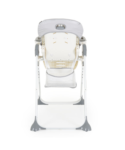 Детски стол за хранене Hunny мече сив