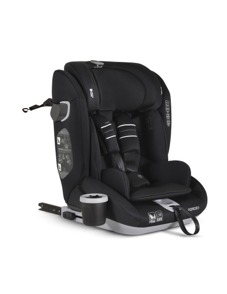 Стол за кола Force 76-150cм черен