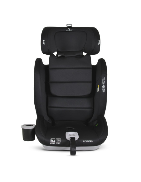 Стол за кола Force 76-150cм черен