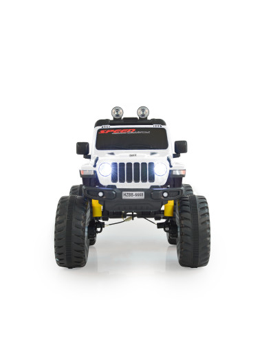Акумулаторен джип Fuego бял
