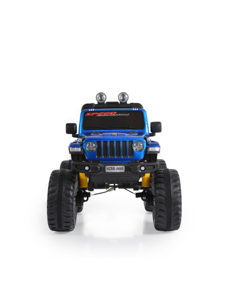 Акумулаторен джип Fuego син металик