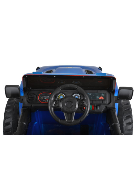 Акумулаторен джип Fuego син металик