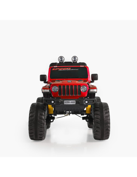 Акумулаторен джип Fuego червен металик