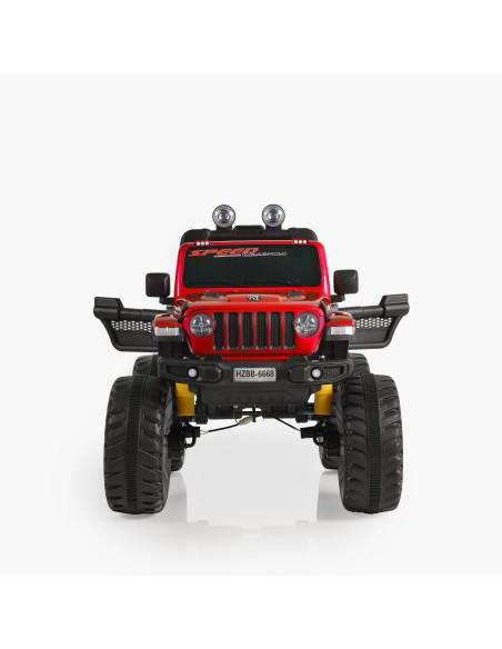 Акумулаторен джип Fuego червен металик