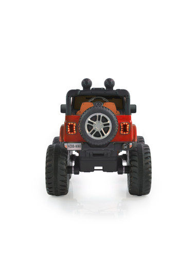 Акумулаторен джип Fuego червен металик