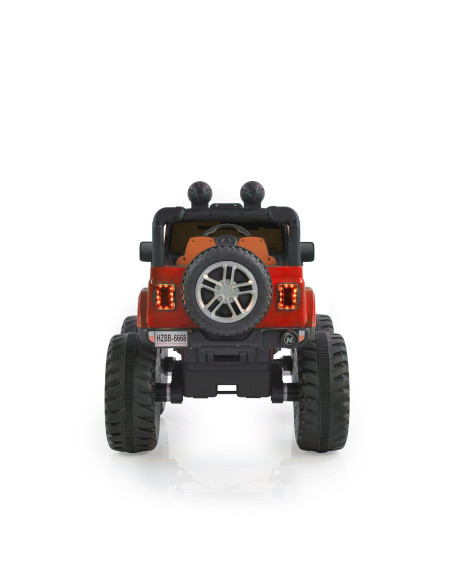 Акумулаторен джип Fuego червен металик