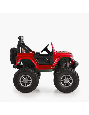Акумулаторен джип Fuego червен металик