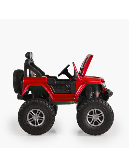 Акумулаторен джип Fuego червен металик