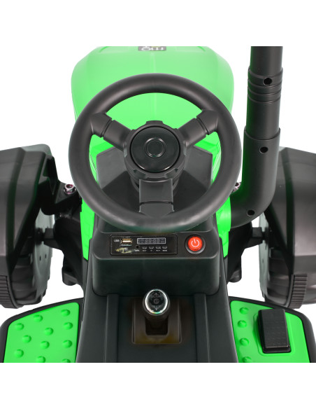 Акумулаторен трактор Rancher зелен