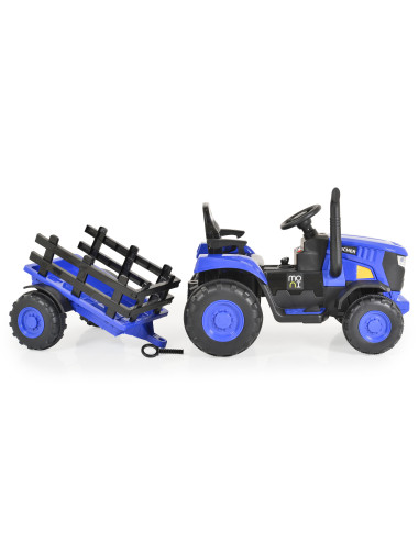 Акумулаторен трактор Rancher син