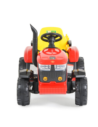 Акумулаторен трактор Rancher червен