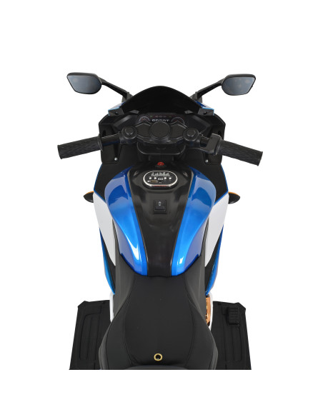 Акумулаторен мотор Motocross син металик