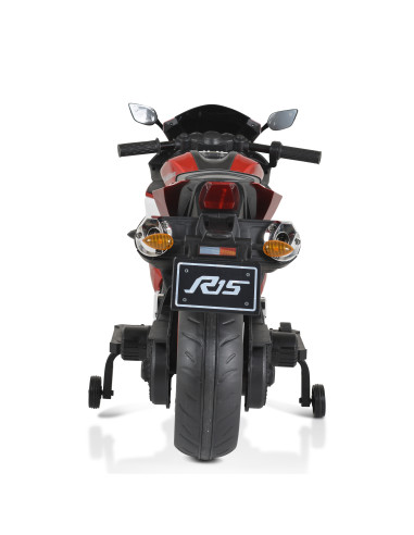 Акумулаторен мотор Motocross червен металик