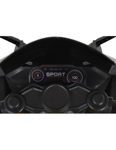 Акумулаторен мотор Motocross сив металик