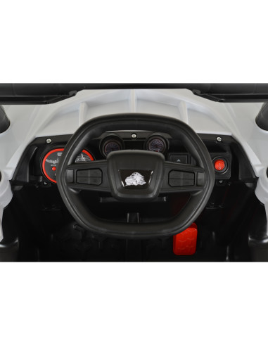 Акумулаторен джип 5588 Fast utv бял