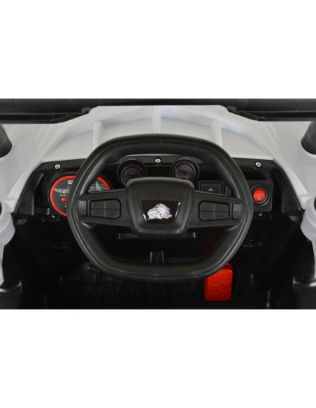 Акумулаторен джип 5588 Fast utv бял