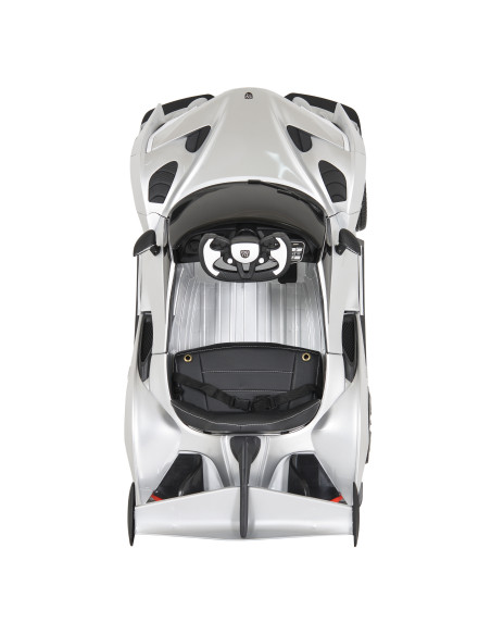 Акумулаторна кола Flash KD-1668 сив металик