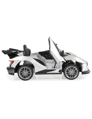 Акумулаторна кола Flash KD-1668 сив металик