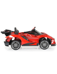 Акумулаторна кола Flash KD-1668 червен металик 2