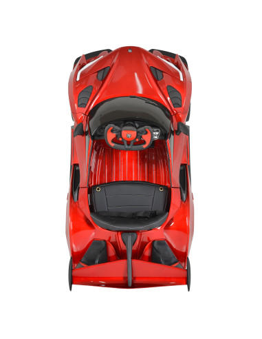 Акумулаторна кола Flash KD-1668 червен металик