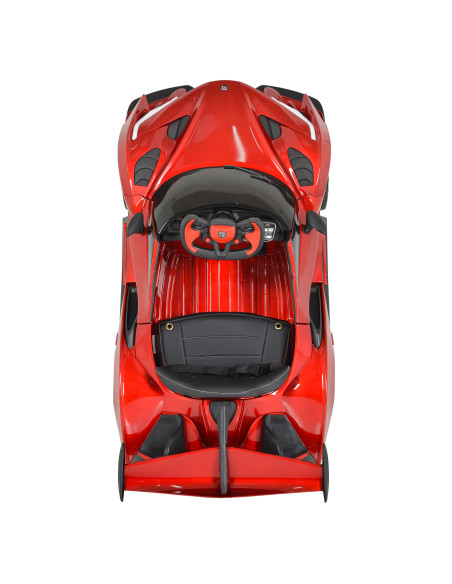 Акумулаторна кола Flash KD-1668 червен металик