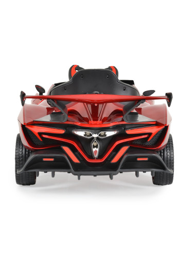 Акумулаторна кола Flash KD-1668 червен металик