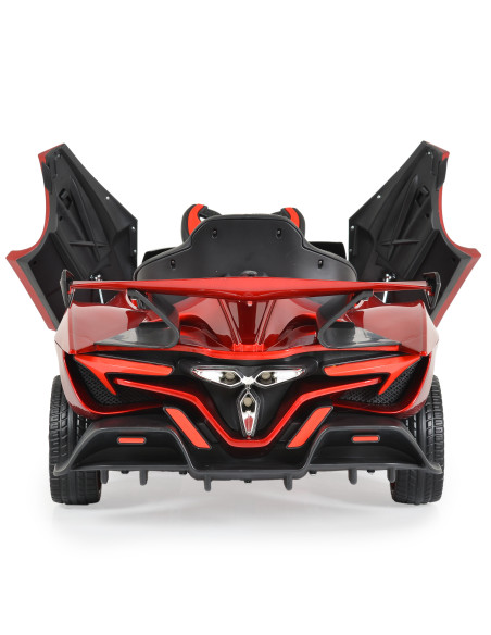 Акумулаторна кола Flash KD-1668 червен металик